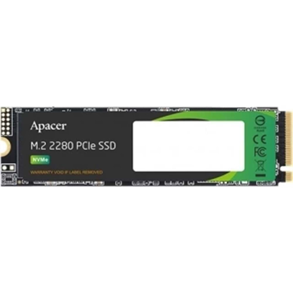 SSD APACER AS2280P4 1TB 3000/2000MB/s NVMe PCIe Gen 3x4 M.2