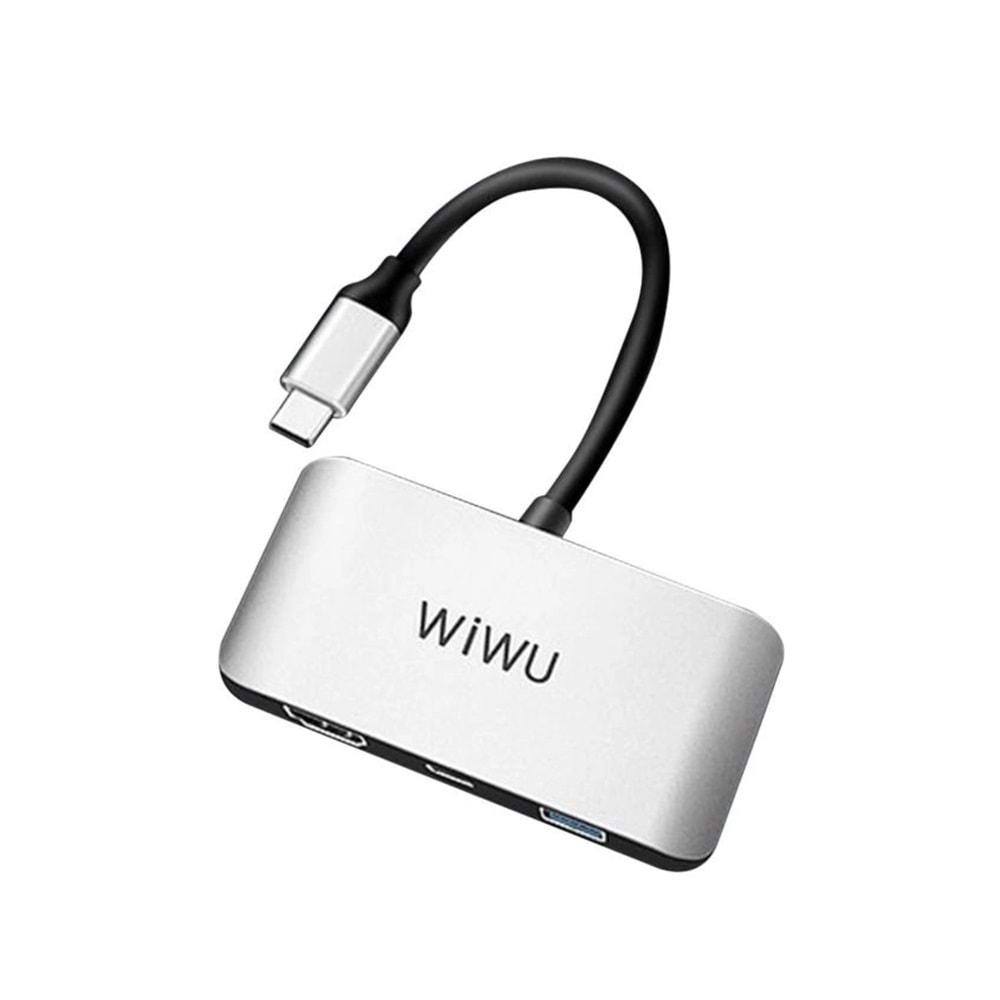 Wıwu Alpha C2H Type-C To 3 In 1