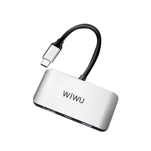 Wıwu Alpha C2H Type-C To 3 In 1