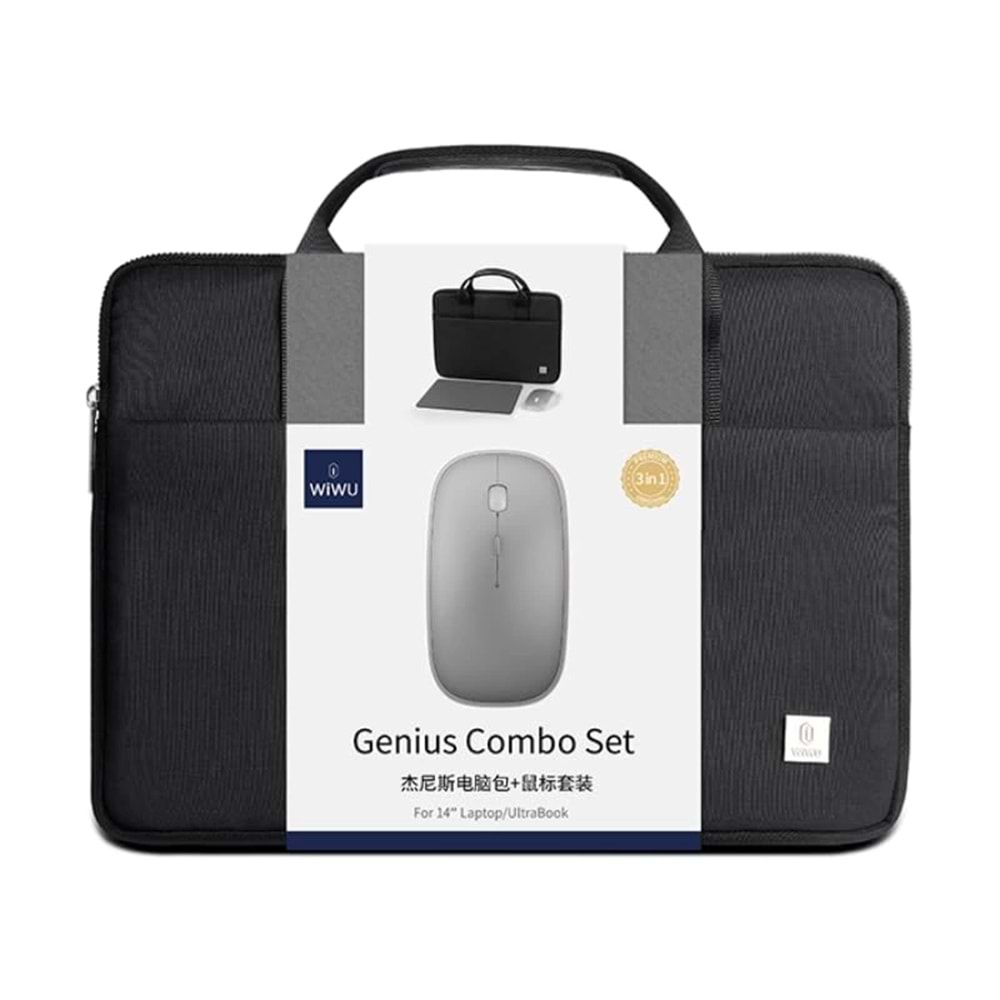 Aksesuar Çanta Wıwu Genıus Combo Set 15.6 Inc Wıth Mouse
