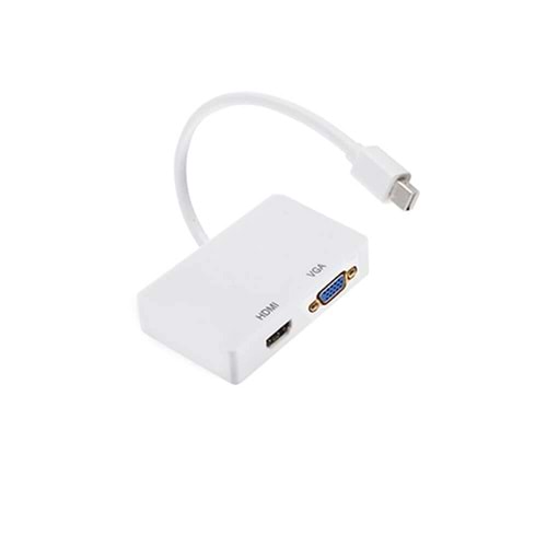 Adaptor Mını Dısplay Port To Hdmı Vga Adaptor