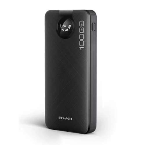 Powerbank P133K 10000Mah Siyah Multiple Output