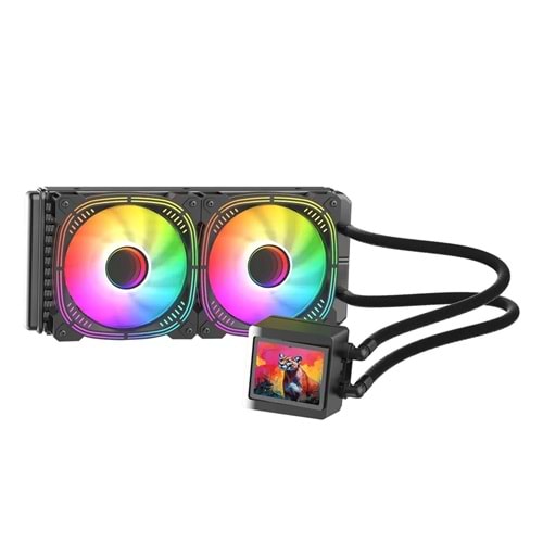 İşlemci Fanı Gamepower Skadı Elıte Lcd 240 Argb Sıvı Soğutma