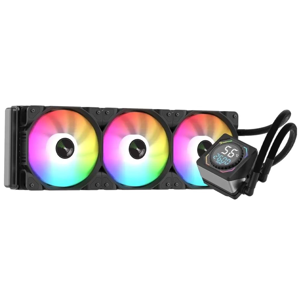 İşlemci Fanı Gamepower Skadı 360 Square Argb Sıvı Soğutma 360Mm