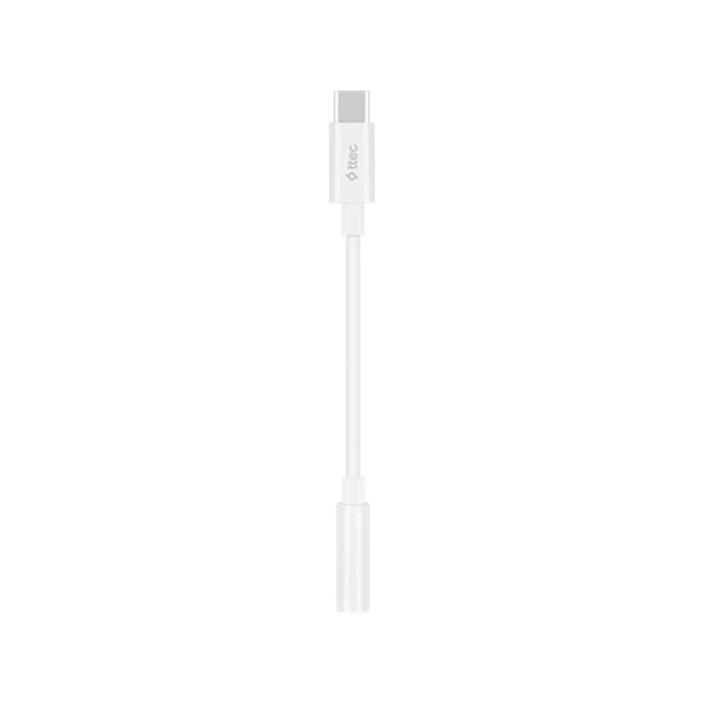 Ttec USB-C - 3.5mm Aux Adaptörü 11cm Beyaz