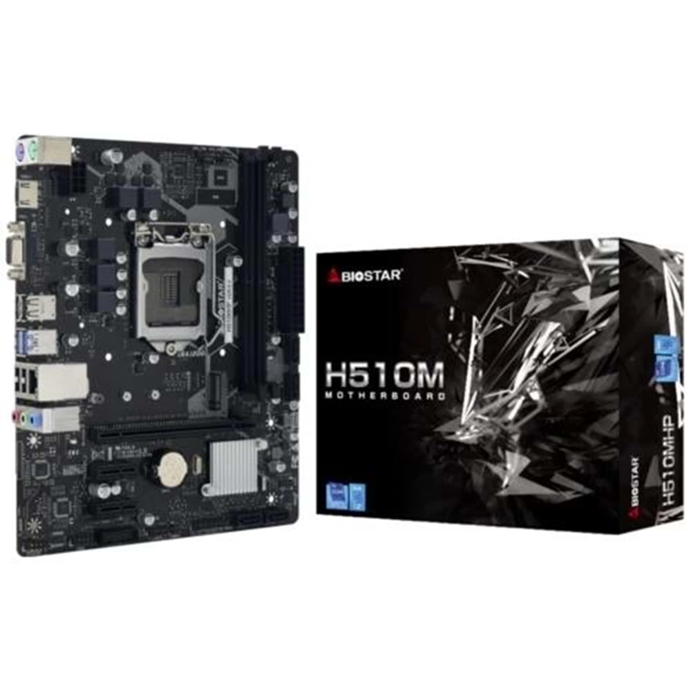 Anakart Bıostar H510Mhp Ddr4 3200 S+V+Gl Lga1200P