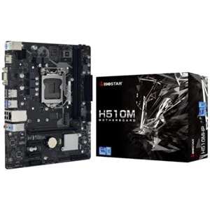 Anakart Bıostar H510Mhp Ddr4 3200 S+V+Gl Lga1200P