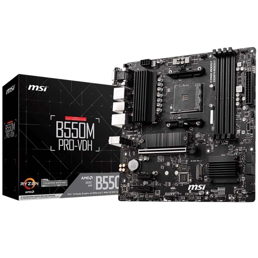 Anakart Msi B550M Pro-Vdh Ddr4 Am4