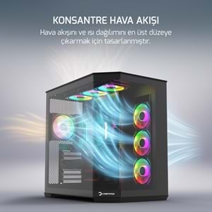 Kasa Gamepower Warcry Edge 1X Black Gaming