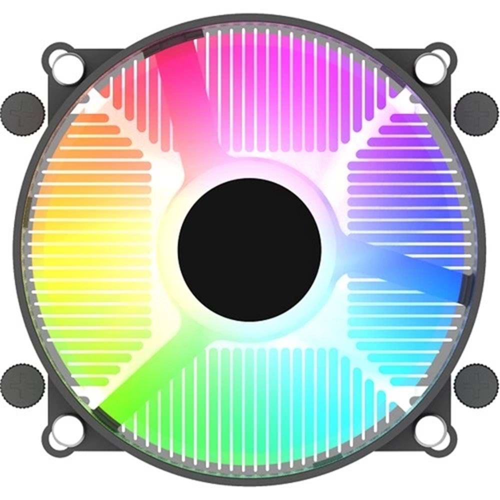 İşlemci Fanı Gamepower Nebula Rgb Cpu Soğutucusu Am4/Am5 Uyumlu