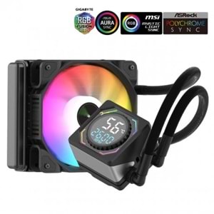 İşlemci Fanı Gamepower Skadı 120 Square Argb Sıvı Soğutma 120Mm