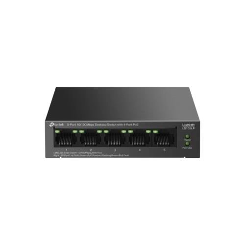 Switch Tp-Link Ls105Lp 5 Port 10/100 4 Port Poe 41W