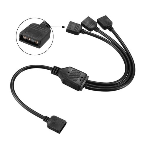 5V 3Pin Argb Led Splıter Kablosu (1 Dişi - 3 Dişi)