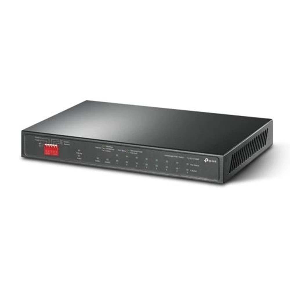 SWITCH TP-LINK TL-SG1210MP 10 PORT GIGABIT 8 PORT POE+ 123W