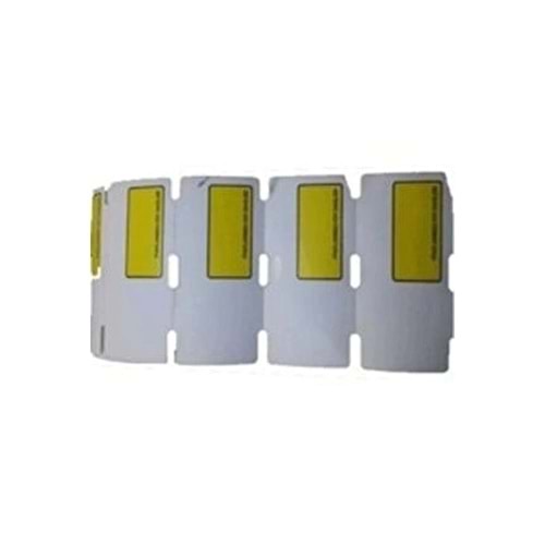 80Mm X 38Mm Karton Sarı Pencereli Kdv Li Raf Etiketi 500 Lü Sarım