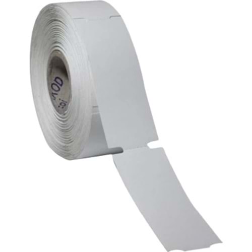 38Mm X 100Mm Dikey Karton Raf Etiketi 350 Li Sarım