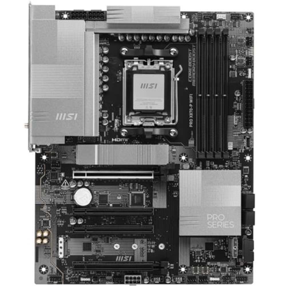 Anakart Msi Pro X870-P Wifi Ddr5 8200(OC)MHz Am5