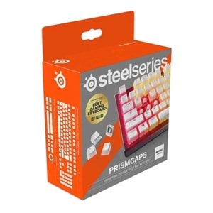 Klavye Steelseries Prismcaps White Uk Ssk60219