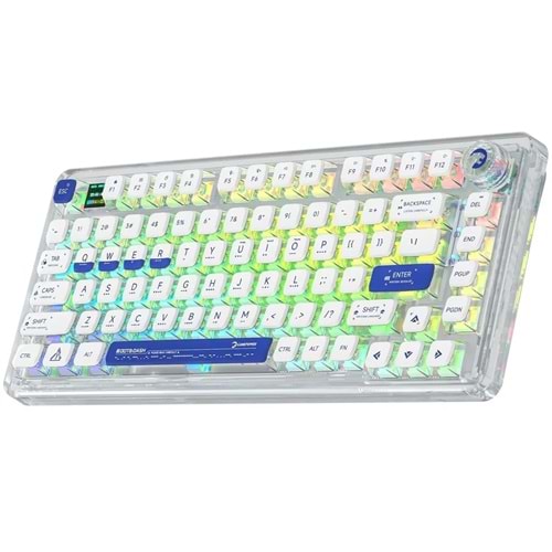 Klavye Gamepower Gasket Pro X Rgb Wıreless Mekanık Hot Swap Blue Swıth