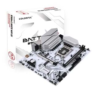 Anakart Colorful Battle-Ax B760M-G White Wifi V20 Ddr5 1700P