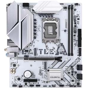 Anakart Colorful Battle-Ax B760M-G White Wifi V20 Ddr5 1700P