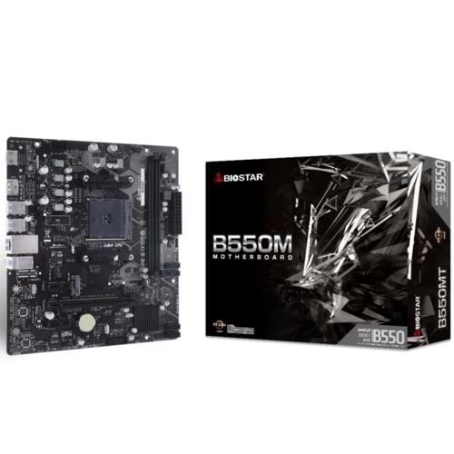 Anakart Biostar B550Mt 4400Mhz Hdmı Dp M2 Ddr4 Matx Am4