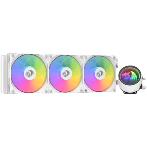 İşlemci Fanı Redragon Ccw-3013W Argb Liquid Cpu Cooler, 360Mm Whıte