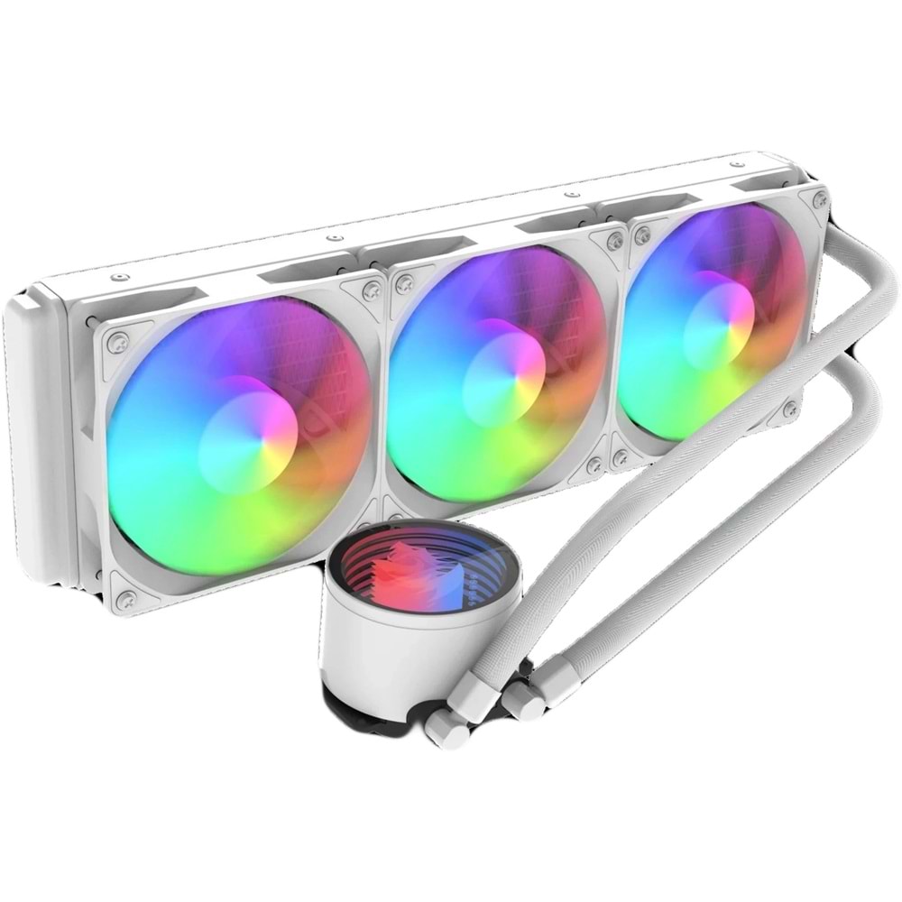 İşlemci Fanı Redragon Ccw-3013W Argb Liquid Cpu Cooler, 360Mm Whıte