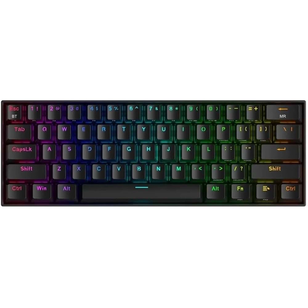 Klavye Redragon K530 Draconic Pro Black Brown Switch Kablosuz UsLayout