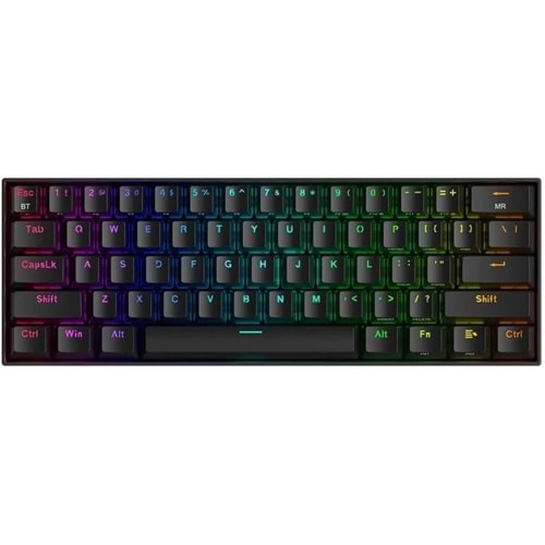 Klavye Redragon K530 Draconic Pro Black Brown Switch Kablosuz UsLayout