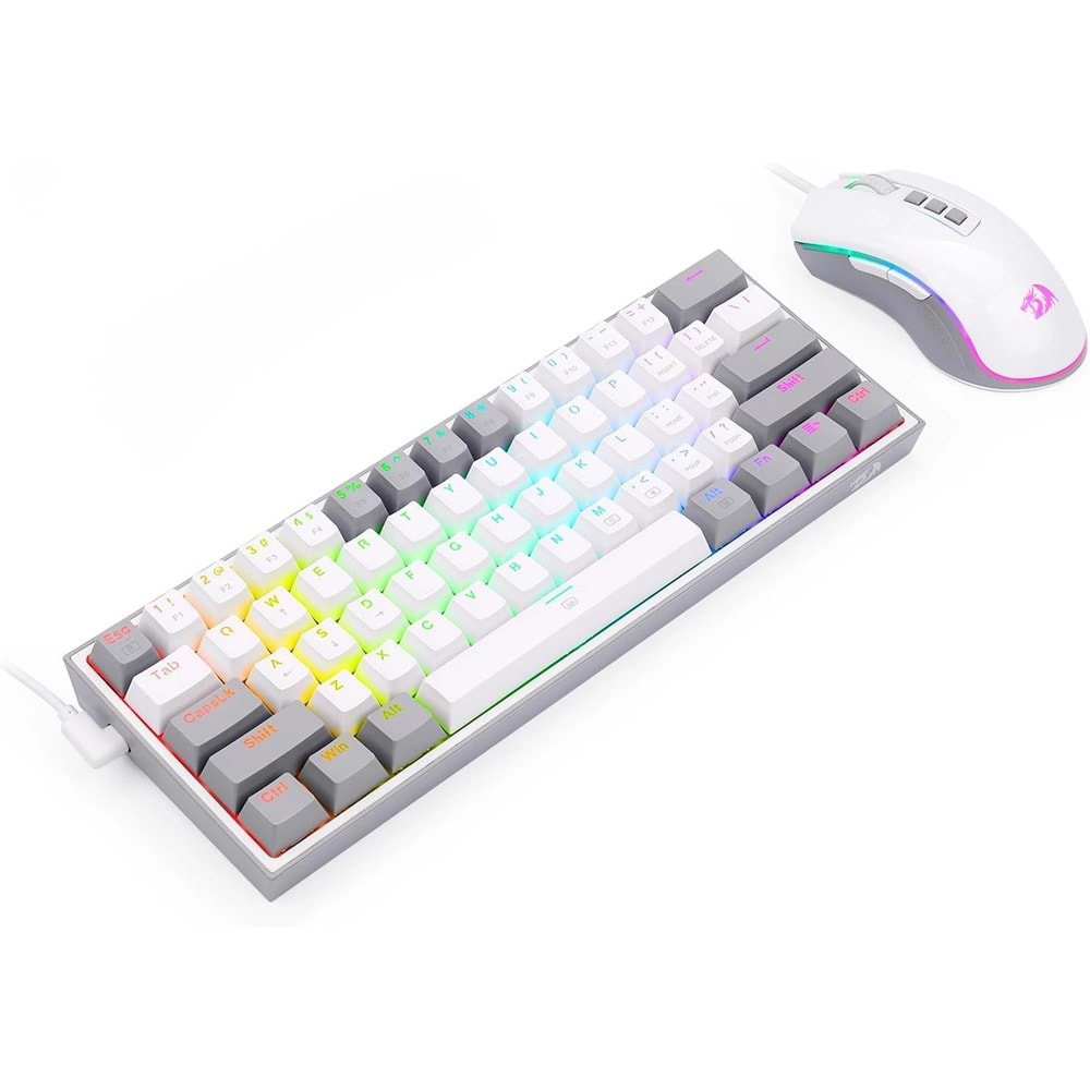 Redragon Dynamıc S131 Mouse+Mechanıcal Red Swıtch Keyboard Us Layout