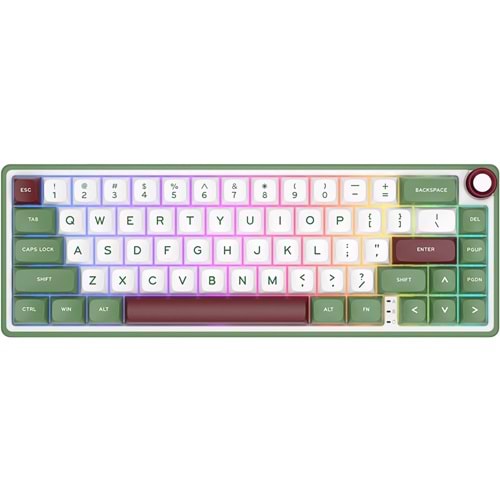 Klavye Royal Kludge R65 Green Sand Chartreuse Swıtch Us Layout