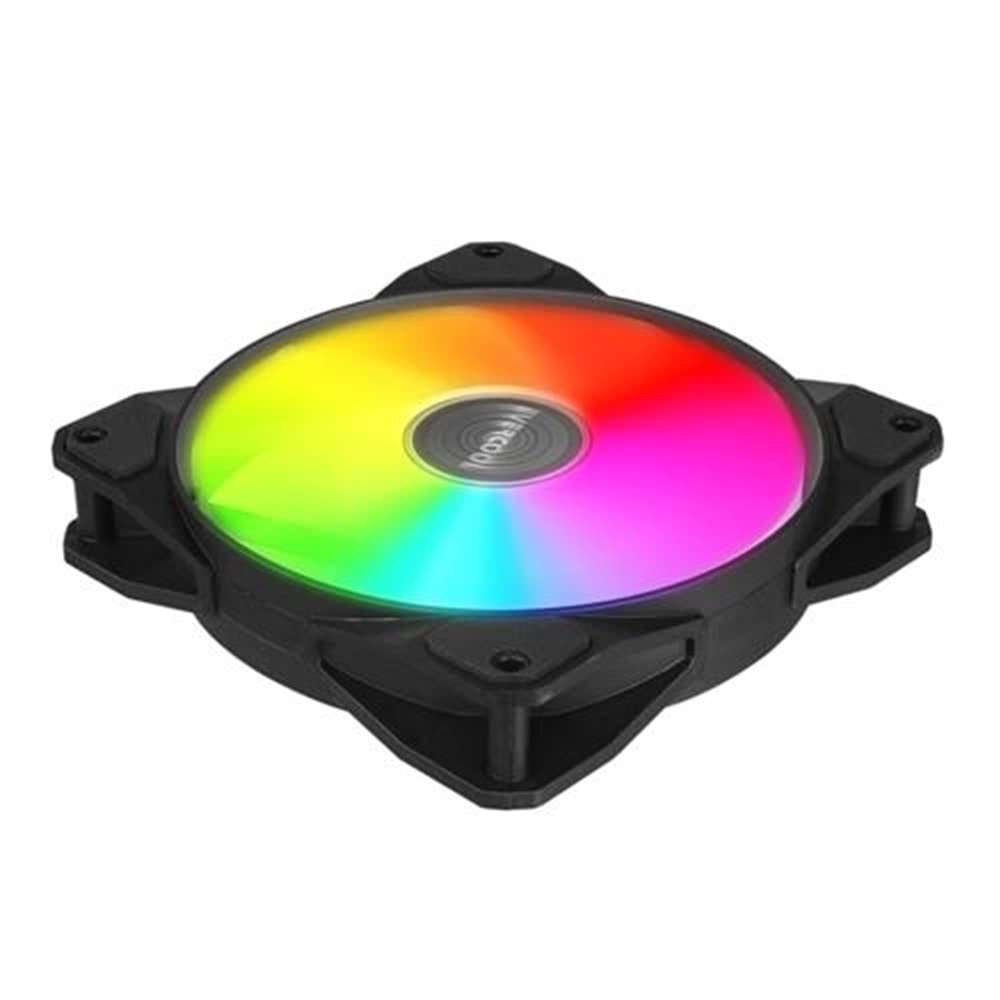 Evercool F12 38Cfm 1200Rpm 12Cm Rainbow Siyah