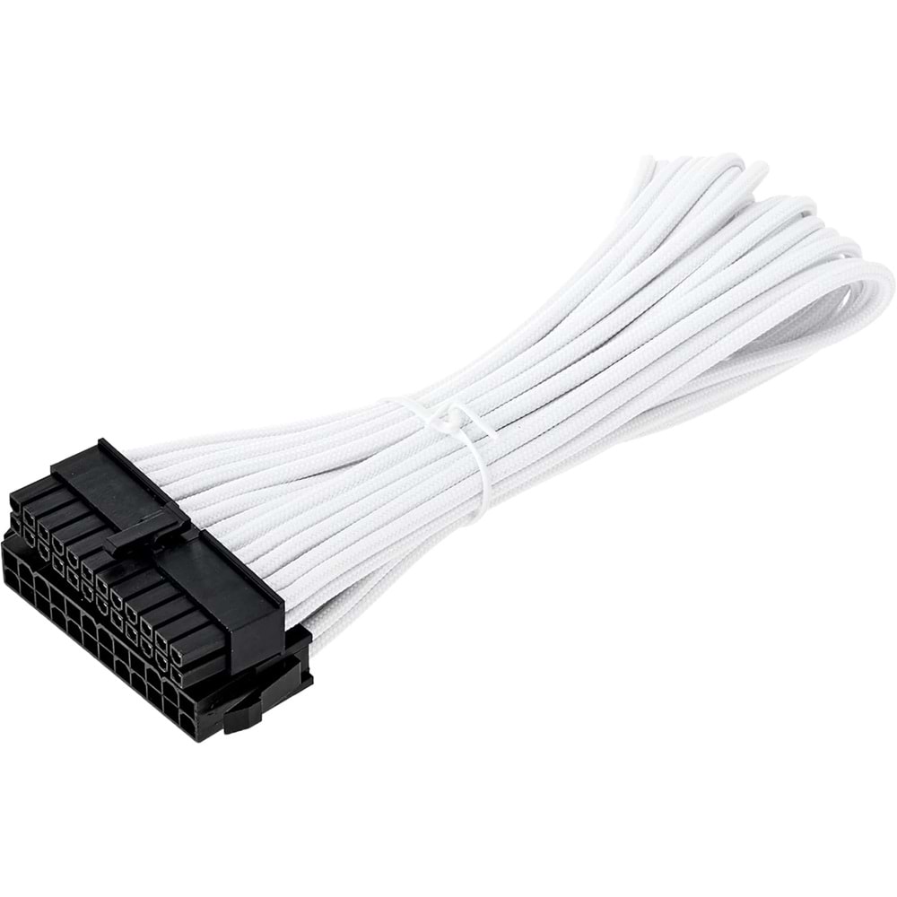 Kablo 24 Pın Cpu Power Beyaz Uzatma 30 Cm
