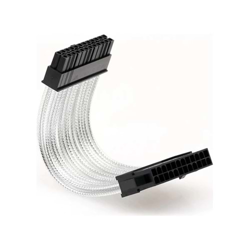 Kablo 24 Pın Cpu Power Uzatma Metal Örgülü 10 Cm