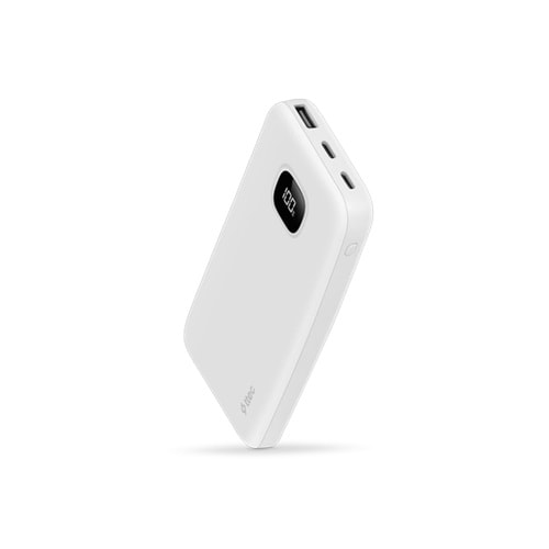 Powerbank Ttec 2Bb209B Beyaz Chargeup Pro Lcd 10000Mah