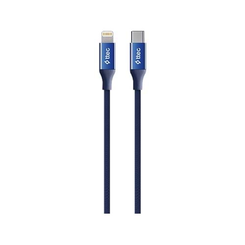 TTEC 2DK41L AlumiCable Type-c - Lightning Hızlı Şarj Kablosu 150cm