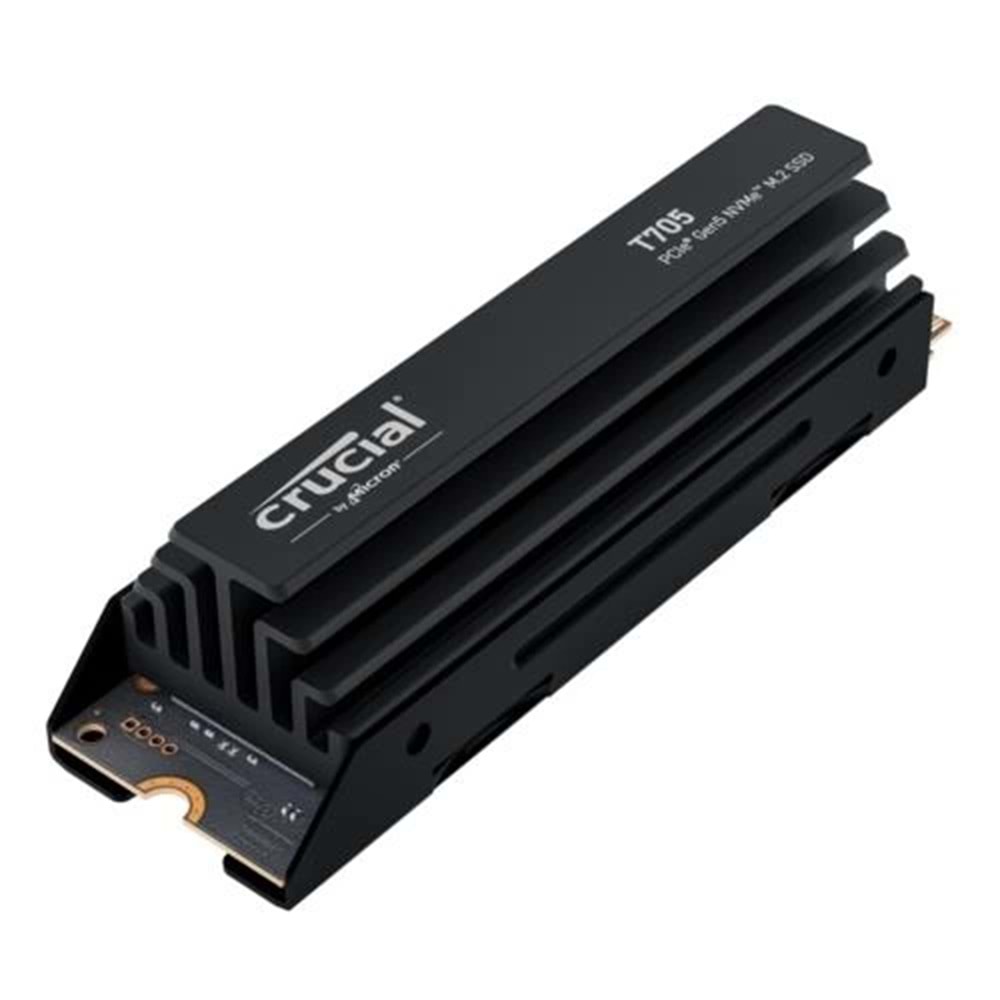 Crucial T705 1TB Gen5 NVMe M.2 CT1000T705SSD5 13600-10200MB/s Soğutucu