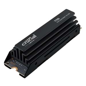 Crucial T705 1TB Gen5 NVMe M.2 CT1000T705SSD5 13600-10200MB/s Soğutucu