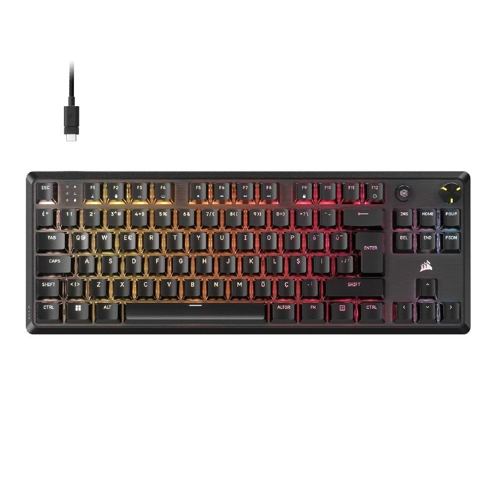 Klavye Corsaır K70 Core Tkl Rgb Red V2 Ch-911911E-Tr Layout
