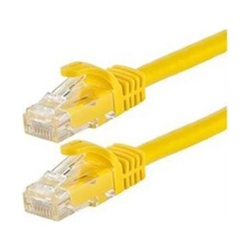 Kablo Flaxes Fnk-615S 15Mt Cat6 Patch Kablo Sarı