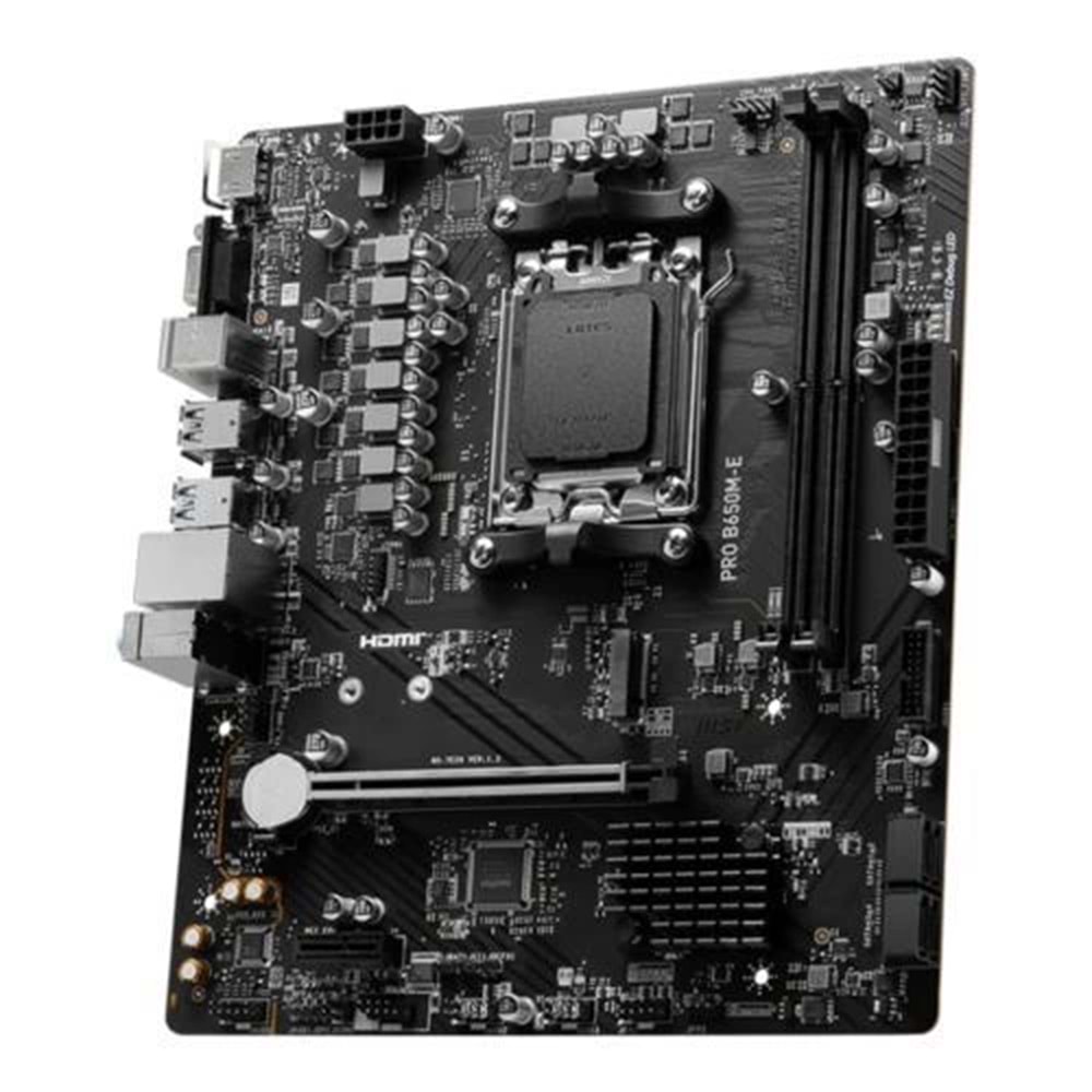 ANAKART MSI PRO B650M-E DDR5 M.2 6800(OC) mATX AM5