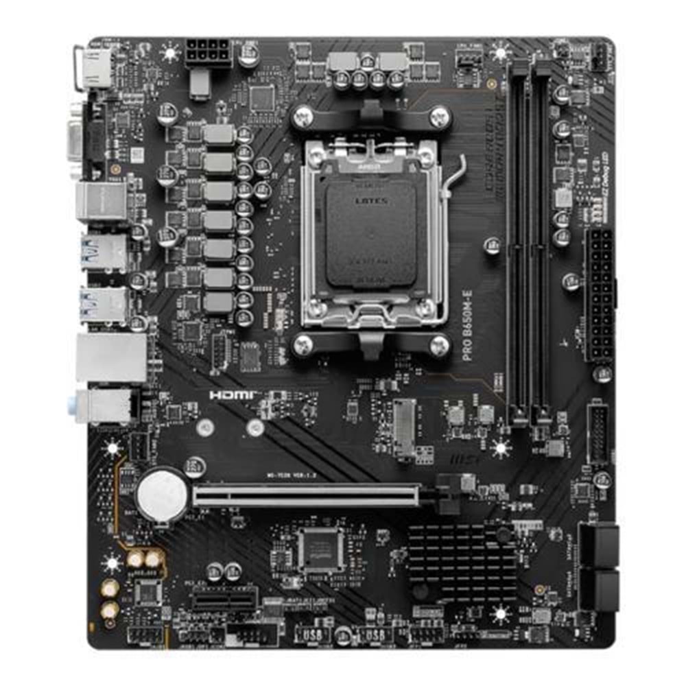 ANAKART MSI PRO B650M-E DDR5 M.2 6800(OC) mATX AM5