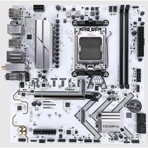 Anakart Colorful Battle-Ax A620M-Gha Whıte Wifi V14 Ddr5 Am5