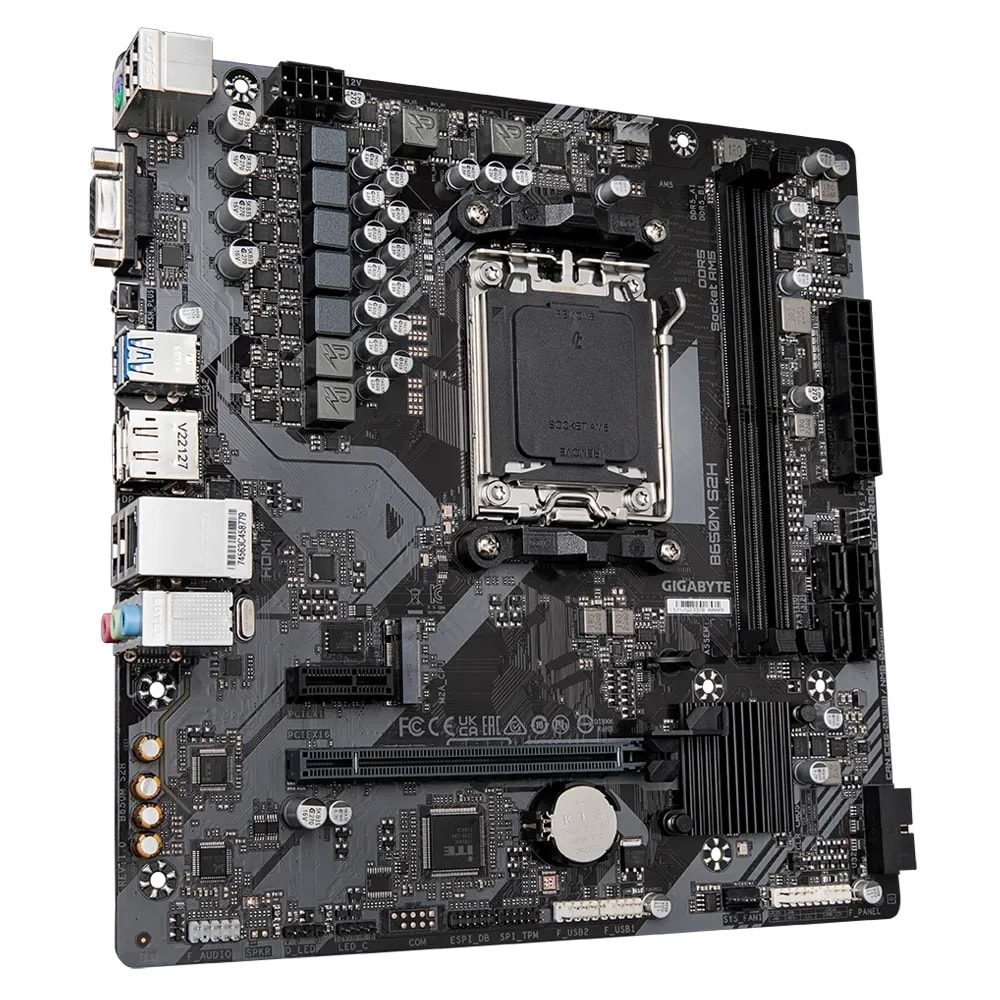 ANAKART GIGABYTE B650M S2H 6400Mhz DDR5 AM5