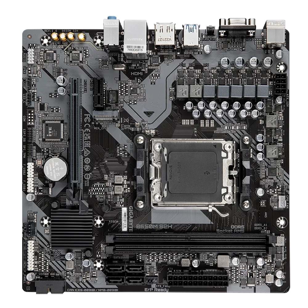 ANAKART GIGABYTE B650M S2H 6400Mhz DDR5 AM5
