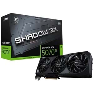 Ekran Kartı Msi Rtx5070Ti Shadow X3 Oc 16Gb 256Bit Dx12 Gddr7