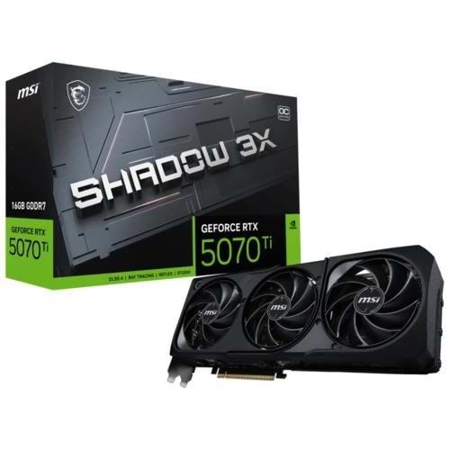 Ekran Kartı Msi Rtx5070Ti Shadow X3 Oc 16Gb 256Bit Dx12 Gddr7