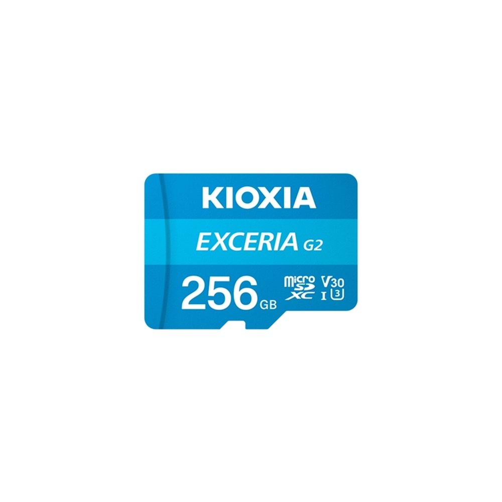 Bellek Kioxia 256Gb Micro Sdhc G2 4K 100Mb/S Lmex2L256Gg2 V30 U3