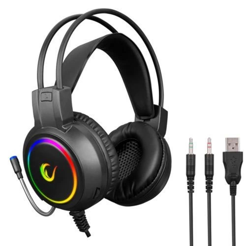Rampage Km-404 Argentı Rainbow Usb Gaming Combo Set